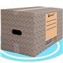 packer PRO Lot de 10 Boîtes en Carton pour Déménagement et Rangement avec Poignées
