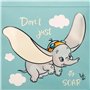 Disney Joumma Dumbo Fly Sac à Dos préscolaire Adaptable à Chariot Bleu 21 x 25 x 10 cm Polyester 5,25 l, Bleu, Talla única, Sac