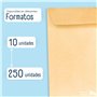 RAYLU PAPER - Lot de 10 grandes enveloppes kraft en papier avec fermeture auto-adhésive pour l'envoi de documents, scellées faci