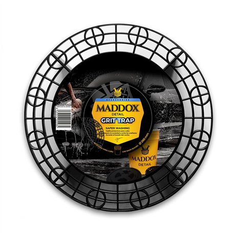 Maddox Detail –Grit Trap |Diamètre 26cm Hauteur 6cm |Grille Protectrice pour Seau de Nettoyage Voiture|Évite Les Rayures et Sépa