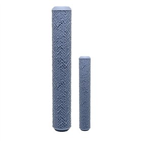 Lot de 2 rouleaux de texture pavés rectangulaires pour argile polymère, outils pour céramique, modelage bricolage, ReDPALACE Cra Lot de 2 rouleaux de texture pavés rectangulaires pour argile polymère
