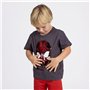 Spider-Man T-Shirt à Manches Courtes pour Enfant Gris foncé - Marque EAN : 8445484499902 - Taille : 6 Ans