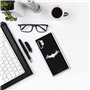 Personalaizer Coque pour Samsung Galaxy Note 10 Plus - Note 10 Pro - Batman Logo White