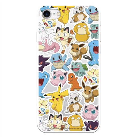 Coque pour iPhone 7 - iPhone 8 - iPhone SE - Officiel Pokémon Motif Sticker. Choisissez le motif que vous aimez pour votre iPhon