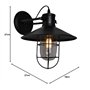 TECNOLUX EURO - LAMPE LUMINEUSE ANCIENNE VIEILLE EUROPEENNE AVEC COUVERCLE EN MAILLE DE FIL, BASE E27 Ø270 MM POUR CUISINE DOMES