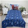 Spiderman Parure de lit réversible avec housse de couette 135 x 140 x 200 cm Bleu