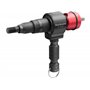 Fortum Rivet 2 en 1 pour visseuse sans fil et perceuse I Rivets aveugles et écrous à rivets en aluminium, acier et acier inoxyda