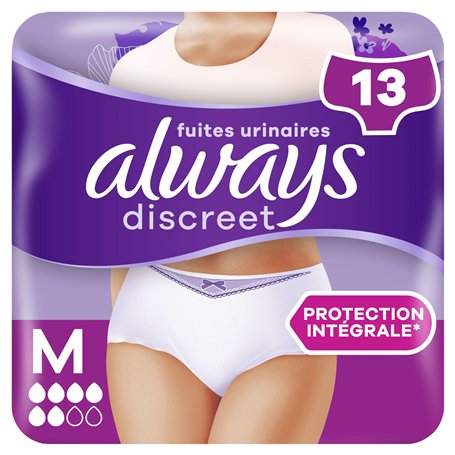 Culottes Pour Fuites Urinaires Always Discreet Femmes Normal