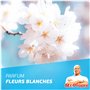 Mr. Propre Spray Désinfectant Et Nettoyant Pour Salle De Bains Fleurs Blanches, 10 x 800ML. Élimine Le Calcaire Et Les Résidus D