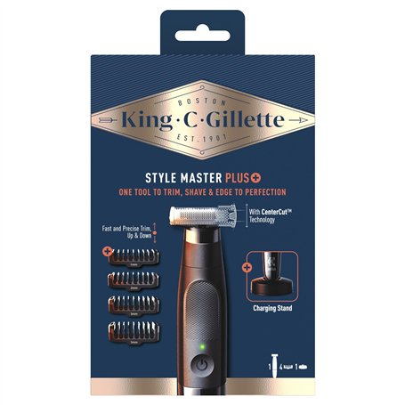 King C. Gillette Style Master Plus Tondeuse à Barbe Electrique
