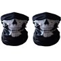 Masques de Moto 2 pièces Multifonction Masque Tête de Mort Moto Masque pour Ski