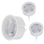 HCFEI 3x Module LED 5W Ultra Plat ø50x22 mm pour Spot de Plafond & Encastrable