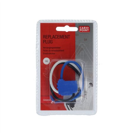 Carpoint Fiche de Remplacement pour Ampoule H4 céramique