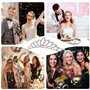Serre-tête Couronne Diadème Princesse en Strass,Mariage Tiare, Nuptiale Couronne Tiara Avec Strass Pour Le Mariage, Proms, Pagea