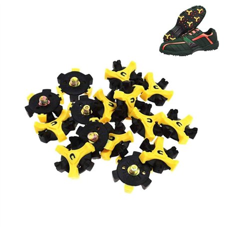 HPiano Pointes de Remplacement en Métal pour Chaussures de Golf - 20pcs Filetage Vis Clous Stinger pour Chaussures de Sport