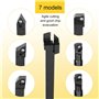 21 pièces 10 x 10 mm Porte-Outil De Tournage,Tournage en Carbure Multifonctionnel Support Alésoir avec Inserts De Carbure, pour