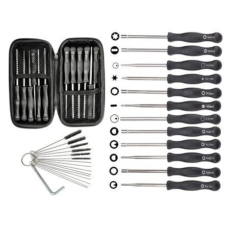 Hippotech Lot de 12 Outils de Réglage du Carburateur et étui de Transport pour Petit Moteur 2 Temps pour Poulan pour Husqvarna p