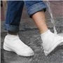Amindz Couvre Chaussures Silicone,Étanche Couvre-Chaussures,Réutilisable Couverture Botte,Couvre Chaussures Imperméables pour Le