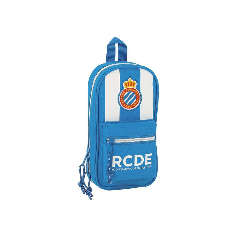 Plumier sac à dos RCD Espanyol Bleu Blanc 12 x 23 x 5 cm (33 Pièces)