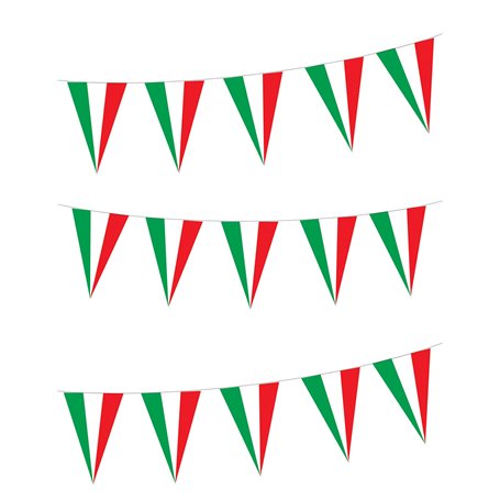 Guirlande 10 fanions Italie 5 m de Marque Funny Fashion