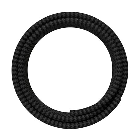 Calex 60 W 250 V - Cordon enroulé en tissu - Noir/gris - Longueur : 1