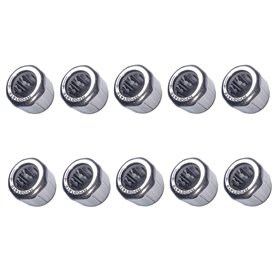 TUZUK Lot de 10 Roulements à Aiguilles HF081412 Anneau Extérieur Octogonal Unidirectionnel Roulement à Aiguilles 8x14x12mm pour