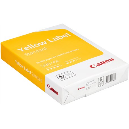 Canon WOP512 Yellow Label Standard PEFC Papier pour photocopieur et imprimante 80 g/m (5 rames (500) par boîte)