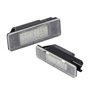 AUTO-STYLE Feux de plaque d'immatriculation LED compatible avec Citroën/Peugeot divers - Version 2