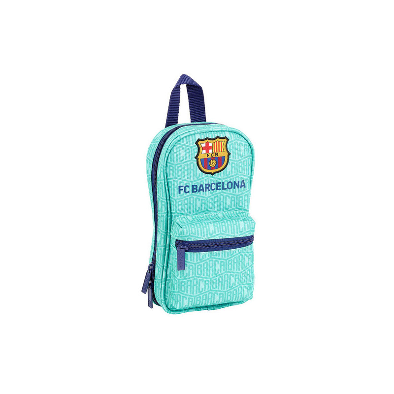 Plumier sac à dos F.C. Barcelona Turquoise 12 x 23 x 5 cm (33 Pièces)