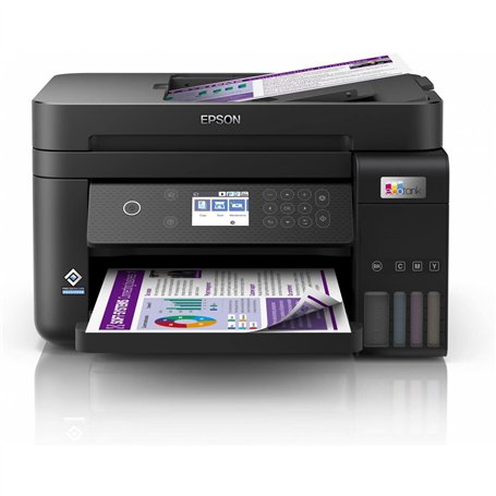 Epson EcoTank ET-3850 A4 Imprimante Multifonction Wi-FI avec réservoir d'encre jusqu'à 3 Ans d'encre Incluse