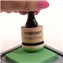 Vaessen creative Lot de 2 Outils Comprend 5 mousses à Encre Semi-circulaires en Bois, Noir et Blanc, pour Scrapbooking, travaux