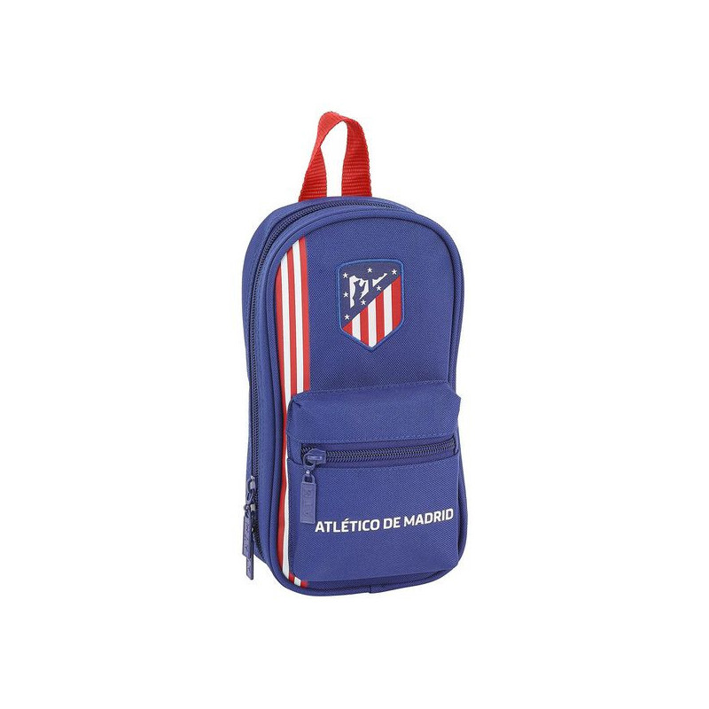 Plumier sac à dos Atlético Madrid In blue Blue marine 12 x 23 x 5 cm (33 Pièces)