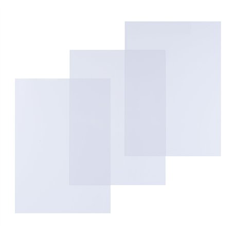 Pavo Boîte de 100 Couvertures de Reliure en Polypro Mat 300 Microns A4