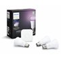 Philips Hue - Ambiance Starter Kit 3X B22 ampoules LED (fonctionne avec Alexa)