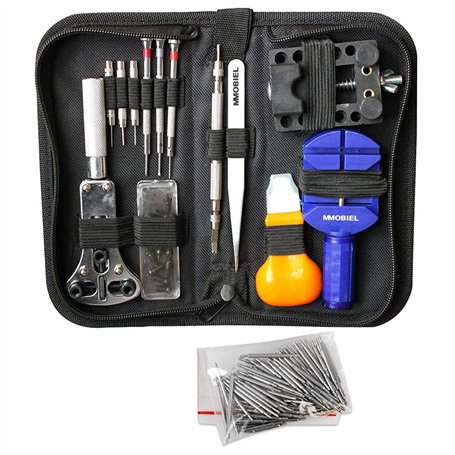 MMOBIEL Set Professionnel Complet (144 Outils) pour Horlogers