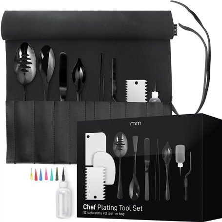 Mikamax – mm Chef's Plating Tool Set – Équipement De Cuisson Culinaire – Culinaire Coating Kit – Kitchen Chef Cooking Equipment