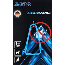ELANOX Pet Pince à Tique avec Fonction de Levage enlèvement sûr de la Tique sans Glisser ELANOX Pet Pince à Tique avec Fonction de Levage enlèvement sûr de la Tique sans Glisser
