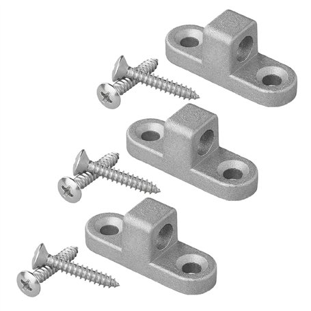 ProPlus Lot de 3 œillets muraux pour auvent verticaux en métal - Protège contre la rouille