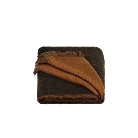 Alpaca Loca Slim Double Scarf Camel/Black H