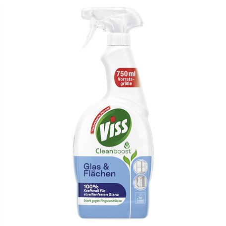 Viss Cleanboost Nettoyant universel pour vitres et surfaces pour une brillance sans traces et puissant contre les traces de doig