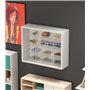 VDD Vitrine Debout vitrine Murale Suspendue - Portes coulissantes - 50 x 40 x 13 cm