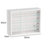 VDD Vitrine Debout vitrine Murale Suspendue - Portes coulissantes - 50 x 40 x 13 cm