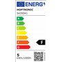 HOFTRONIC - 3x Nola LED Spot encastrable 68 mm Noir - IP65 étanche pour salle de bain, salon et extérieur - 5W 480lm - 2700K ext