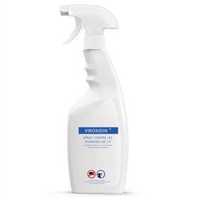 Viroxidin Spray anti punaise de lit & anti acarien pour les matelas & textiles - Produit contre les punaises de lit