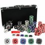 Kyto Kit de poker 300 pièces - Idéal pour Texas Hold Em - Avec valise