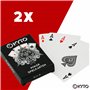 Kyto Kit de poker 300 pièces - Idéal pour Texas Hold Em - Avec valise, jetons de poker et cartes de poker - Parfait pour les pro