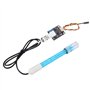 Sharainn Module de capteur de PH, capteur de Code de Test d'électrode Composite de capteur de pH 5 V Interface 2.0 avec sonde de
