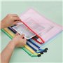 Zipper Pochette Dossier Sachets de Rangement de Fichiers Pour Stockage Recettes D'Entrep