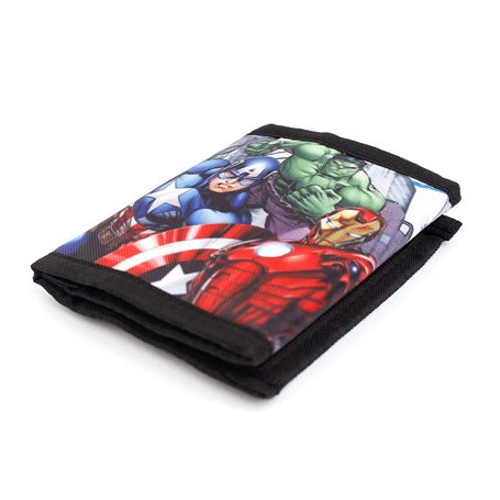 Marvel Avengers Super Hero Stuff Portefeuille à trois volets pour garçons et enfants