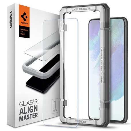 Spigen AlignMaster Verre Trempé compatible avec Samsung Galaxy S21 FE